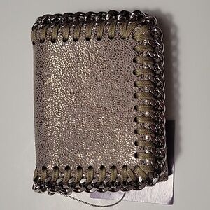 Stella McCartney Falabella chain-trimmed wallet